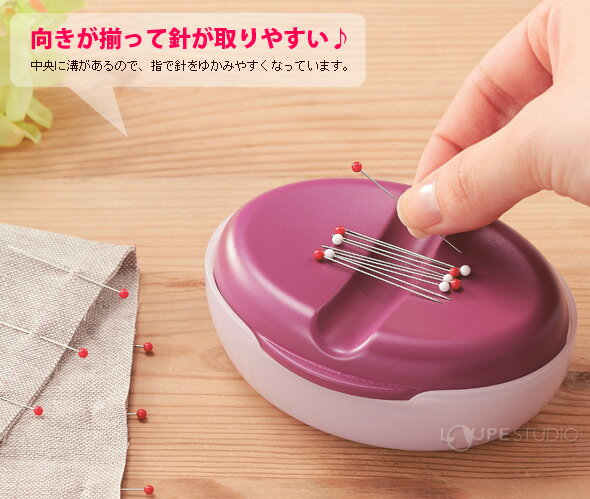 マグネットピンクッション 57702 Clover 手芸用品 ケース 針ケース 収納 裁縫 クローバー 趣味 ホビー 手作り