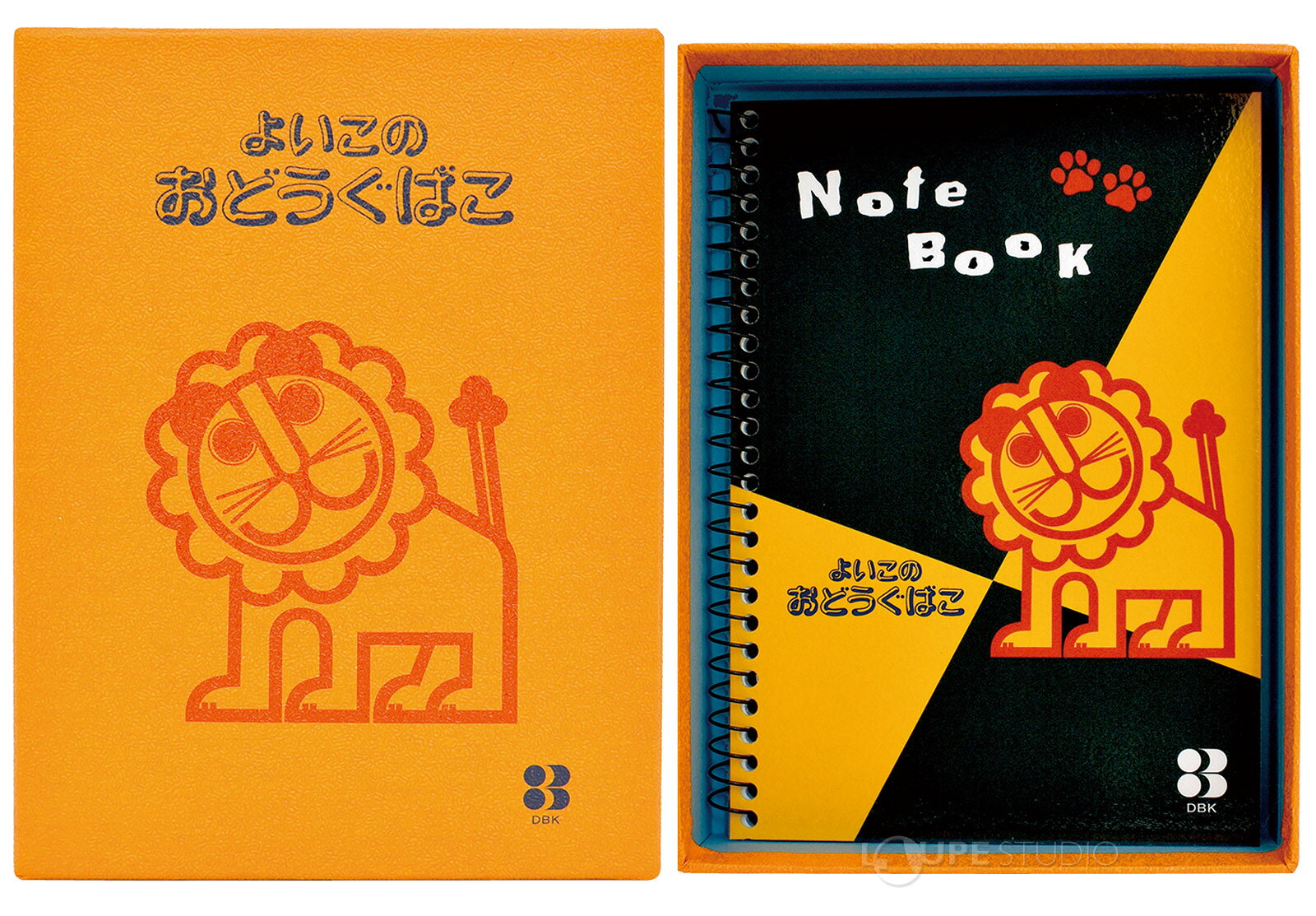 よいこのおどうぐばこ らいおん図案ノート セットセール 10個入 スケッチブック A6 お絵描き 工作 美術 アルバム作り 水彩 鉛筆 クレヨン イラスト おしゃれ 入学祝い 文具セット プレゼント 子供 キッズ 文具 おすすめ 小学生 小学校 loupe-studio-11342331 ルーペスタジオ サンプル画像2