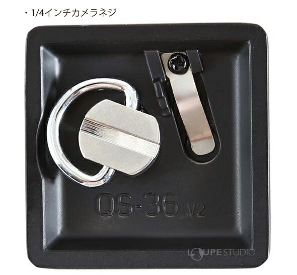 VANGUARD QSクイックシュー 1/4インチカメラネジ QS-36 バンガード クイックシュー...