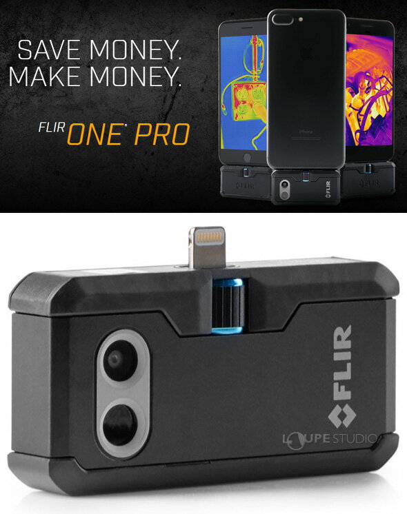 赤外線サーモグラフィ フリアー スマホ iPhone iPad iOS Android FLIR One Pro FLIR 赤外線サーモグラフィカメラ 可視カメラ 日本正規品 2