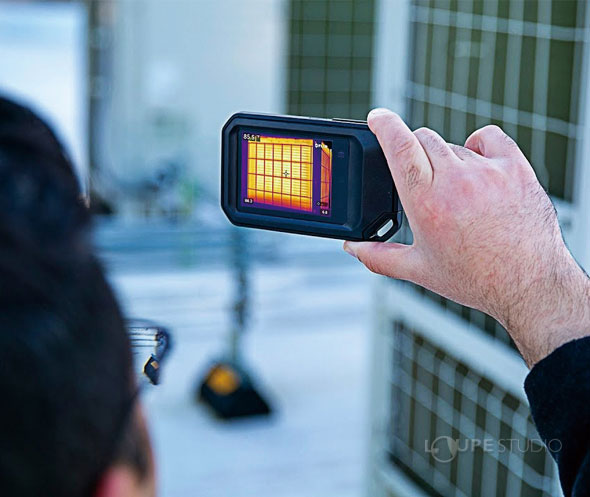 ポケット型 赤外線 サーモグラフィ フリアー C5 FLIR 熱 温度 冷暖房設備 断熱チェ...