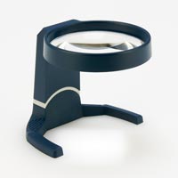 スタンドルーペ 80mm 4倍 首振り傾斜型 拡大鏡 スタンド式 コイル製 ルーペ スタンド 弱視の方 筆記用に coil イギリス 敬老の日 プレゼント ギフ...