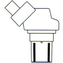 顕微鏡 双眼 実体顕微鏡 [ヘッド] NSW-20 10倍20倍 カートン 固定・変倍式
