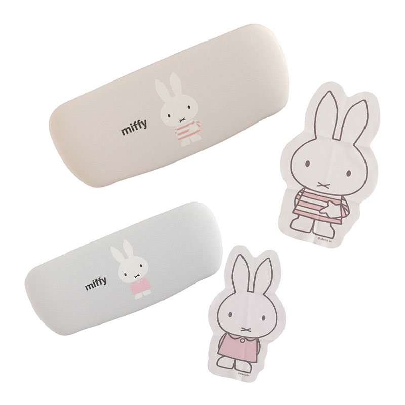 メガネケース&クロスセット ミッフィー 眼鏡 クロス miffy グッズ ディックブルーナ メガネケース 眼鏡ケース おしゃれ 可愛い おすすめ