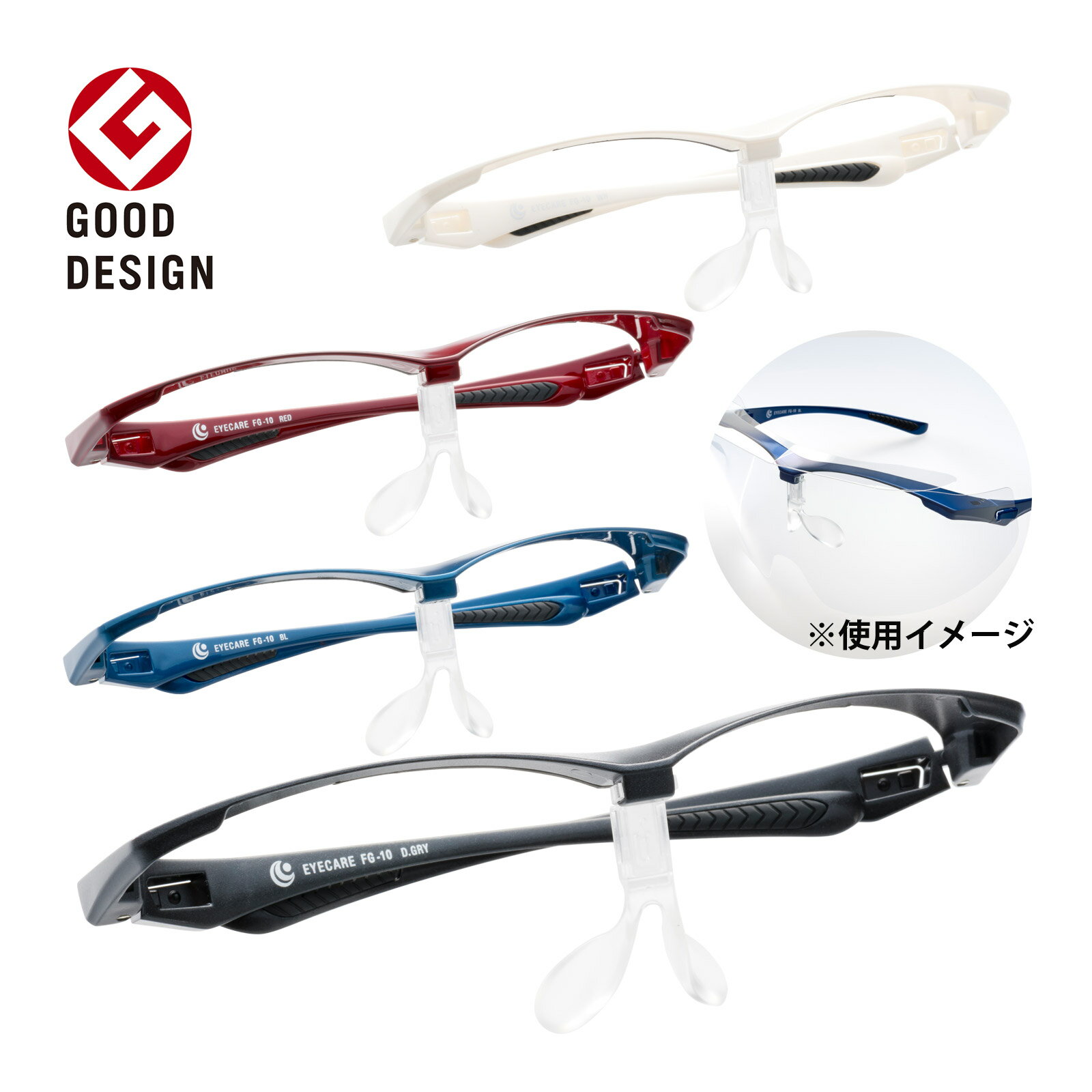 保護メガネ フレーム アイケア フェイスガード フィルム交換タイプ 保護めがね 感染 飛沫 防止 対策 医療 施設