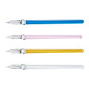 ガラスペン ストロー 万年筆 インク ペン シンプル 単品 透明 文具 おしゃれ 初心者 絵 イラスト アート 画材 ギフト プレゼント azonx クリア ブ...