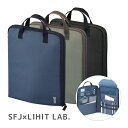 ケース おしゃれ PCケース メッシュポケット付き 13インチ 14インチ ノートパソコン 収納バッグ SFJ×LIHIT LAB. スタンドポーチ 自立 収納...