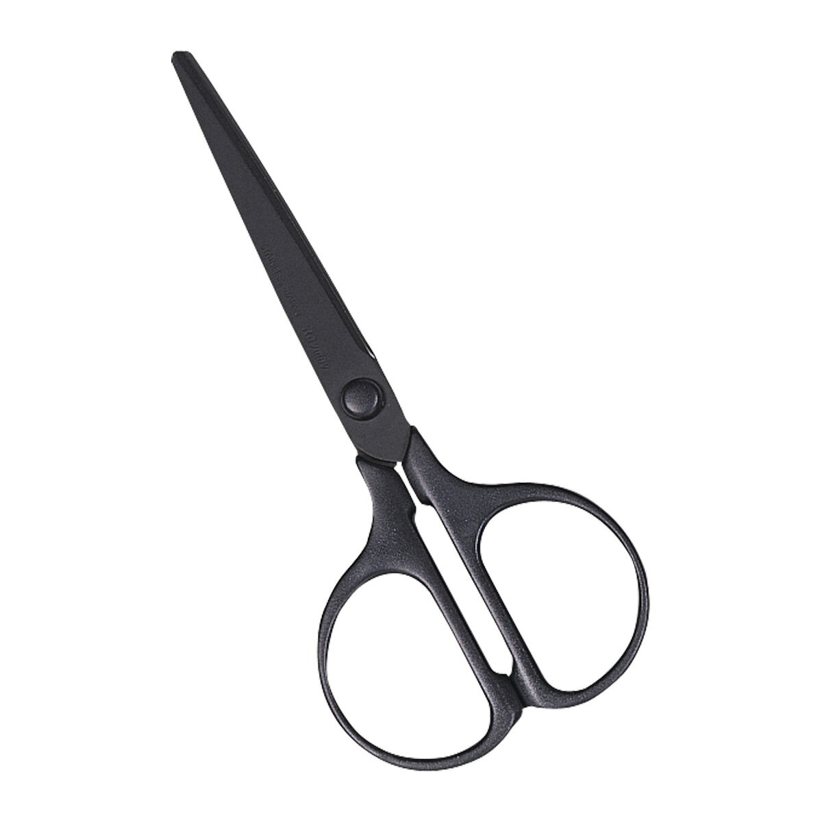 ハサミ 黒 ブラック はさみ 鋏 文具 事務用品 学校 工作 図工 加工 梱包 テープ ガムテープ おしゃれ スタイリッシュ シンプル フッ素コート