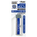 ぺんてる Pentel 消しゴム クリーナー 油性ボールペン 砂消しタイプ 文具 小学生 筆記用具 事務用品 学校 オフィス パック入り スーパーマルチ消しゴム