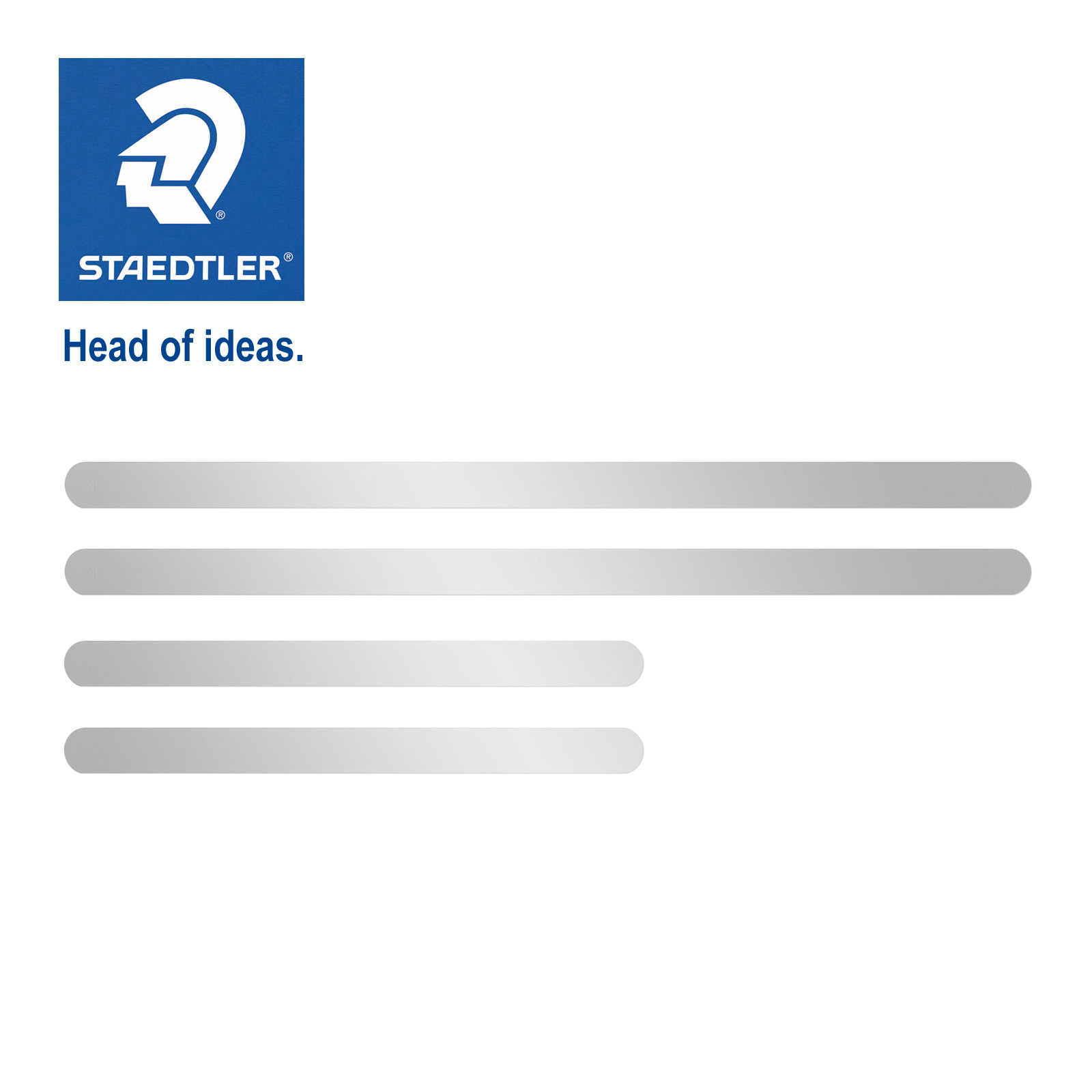 ステッドラー (STAEDTLER) マルスライナー用 スチールプレート 4枚 A2判用 メーカー正規品 筆記具 文房具 おしゃれ デザイン 誕生日 プレゼント...