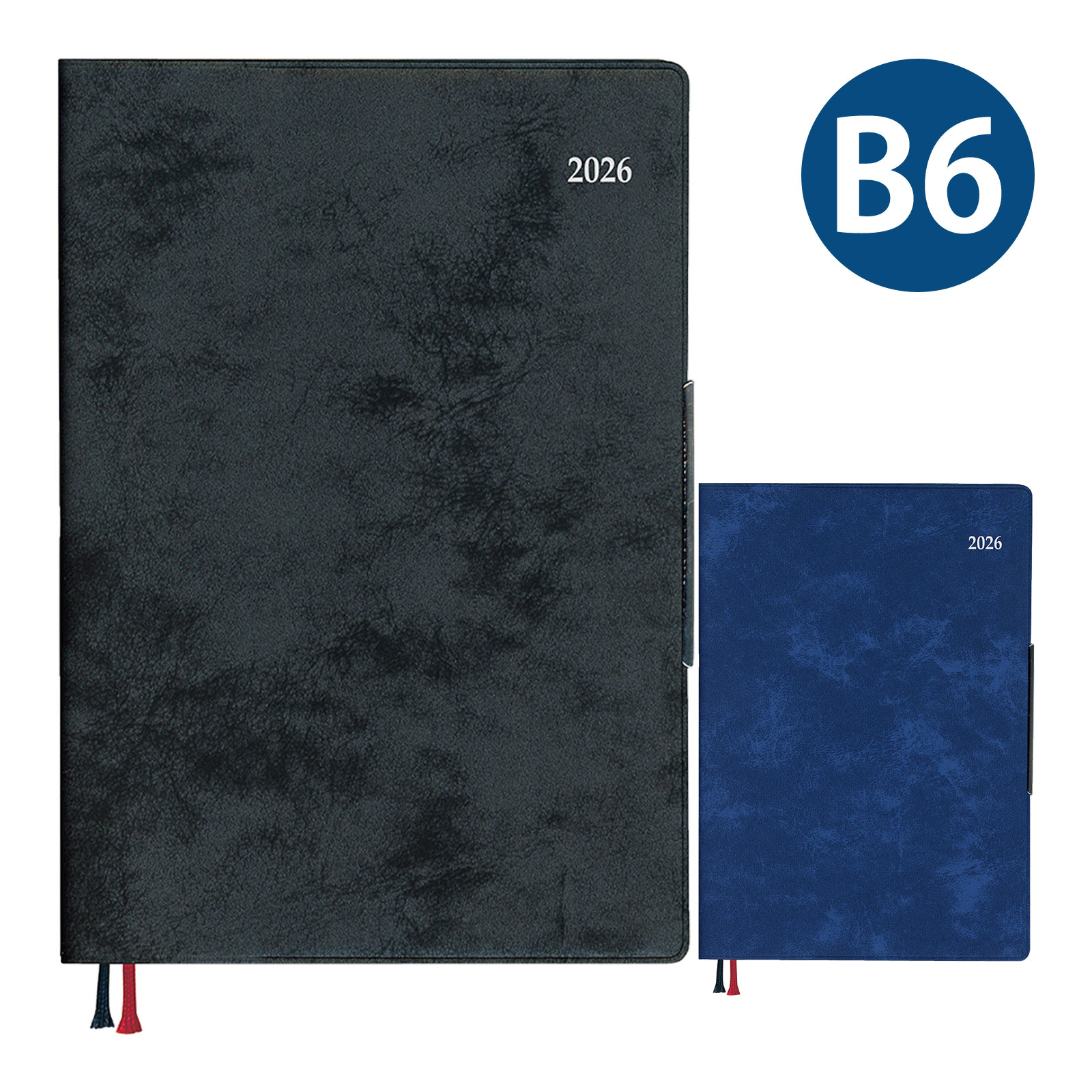 ダイゴー 手帳 2026年 1月始まり 2025年 12月始まり ウィークリー アポイント appoint デスク B6 1W+横罫 見出し スケジュール帳 ビ...