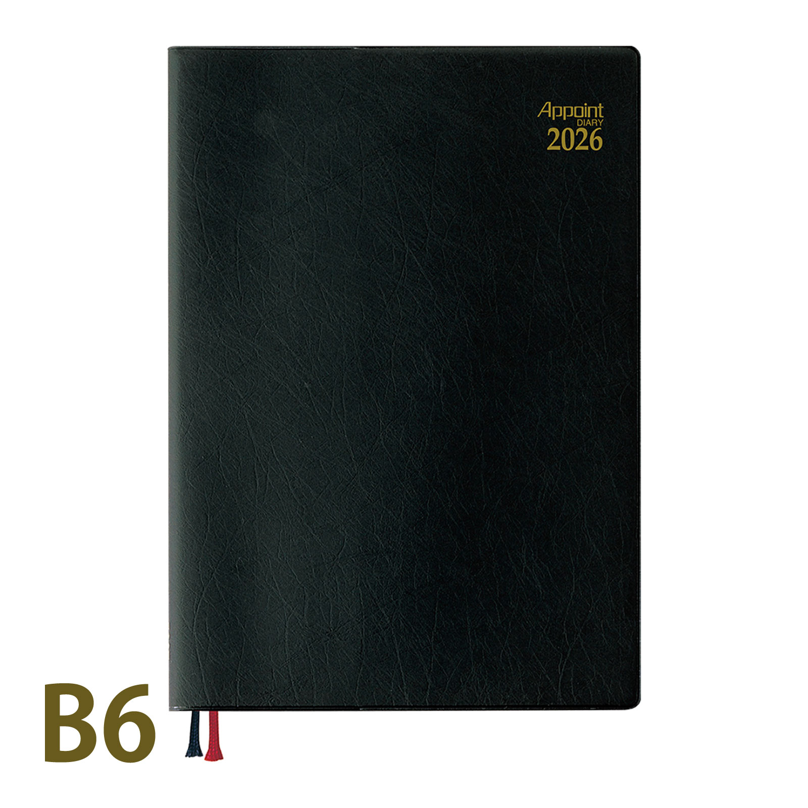 ダイゴー 手帳 2026年 1月始まり 2025年 12月始まり ウィークリー アポイント appoint デスク B6 1W+横罫 スケジュール帳 ビジネス手...