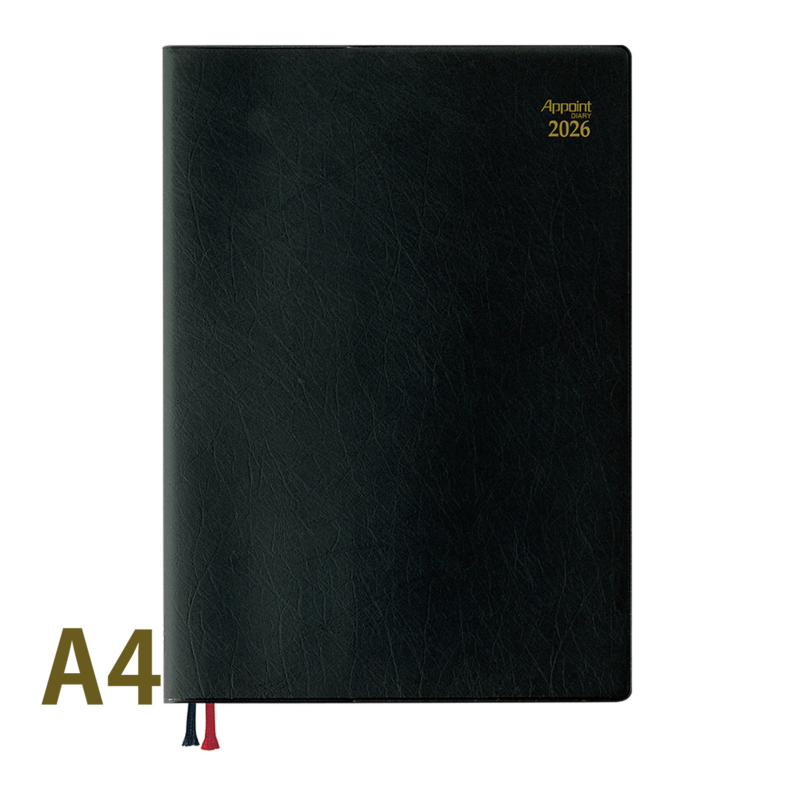 ダイゴー 手帳 2026年 1月始まり 2025年 12月始まり ウィークリー アポイント appoint デスク A4 1W+横罫 スケジュール帳 ビジネス手...