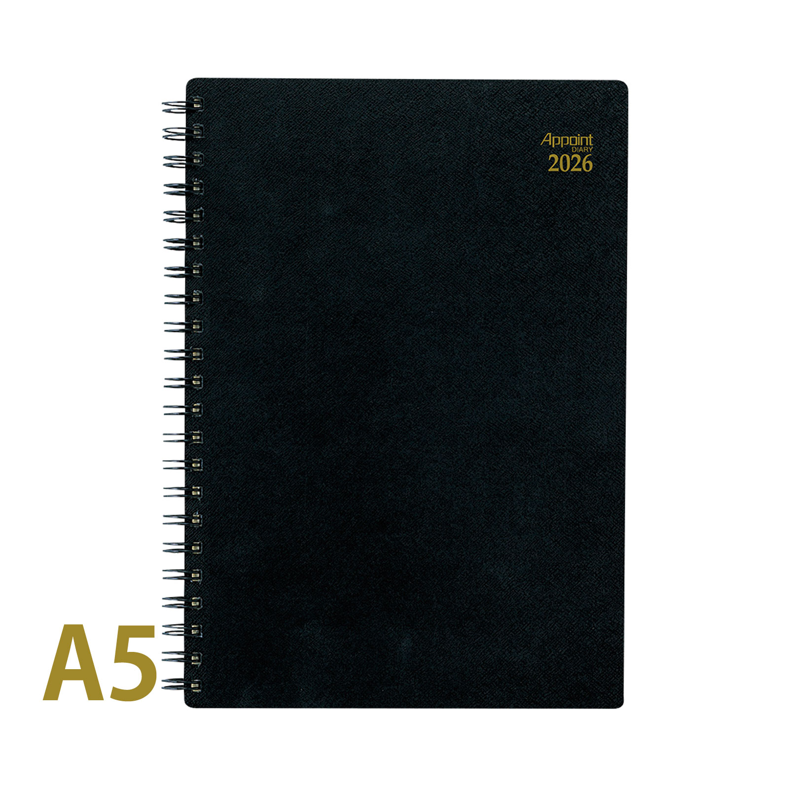 ダイゴー 手帳 2026年 1月始まり 2025年 12月始まり ウィークリー アポイント appoint リング A5 1W+横罫 スケジュール帳 ビジネス手...