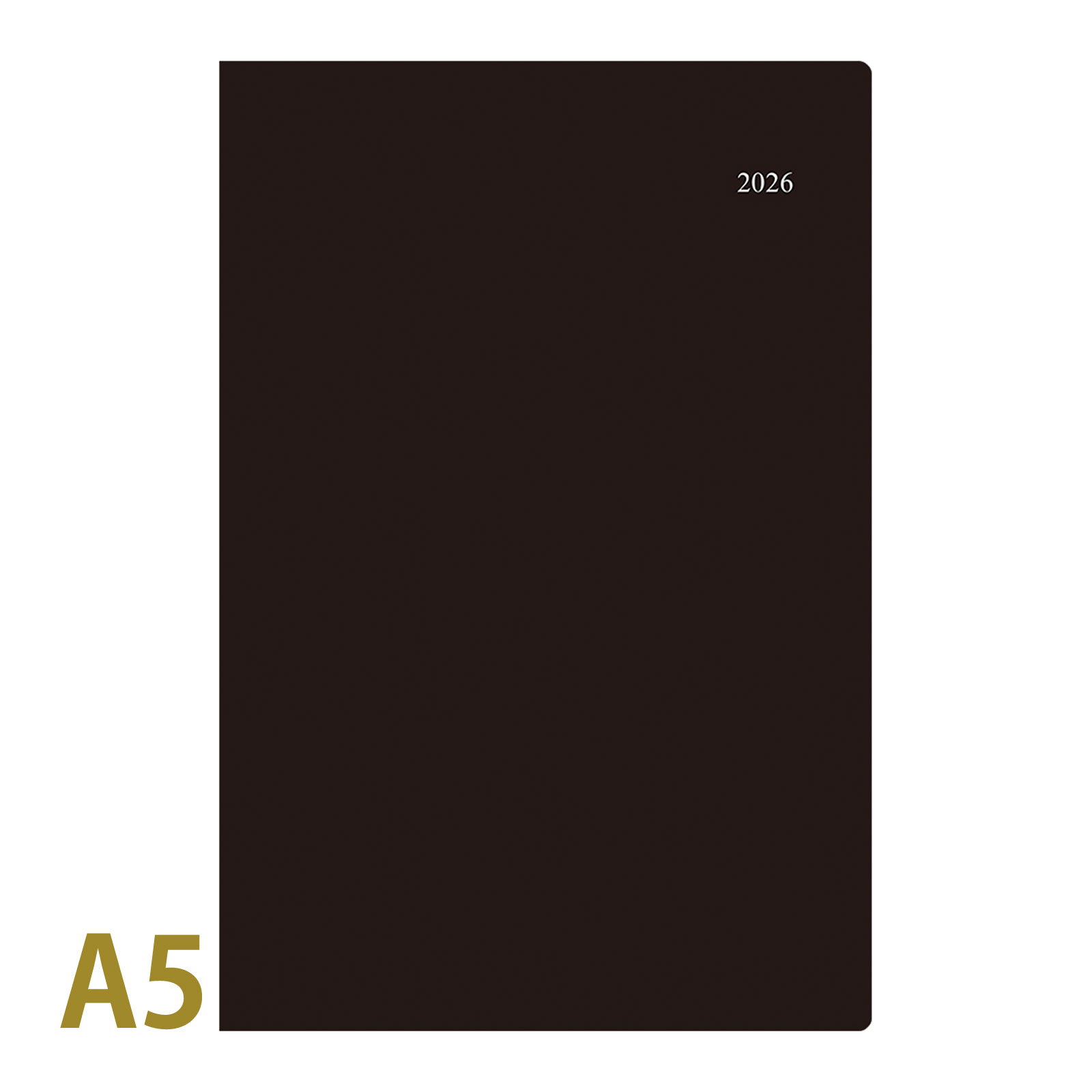 ダイゴー 手帳 2026年 1月始まり マンスリー アポイント appoint マンスリー+チャート A5対応 ブラック スケジュール帳 ビジネス手帳 プレゼン...