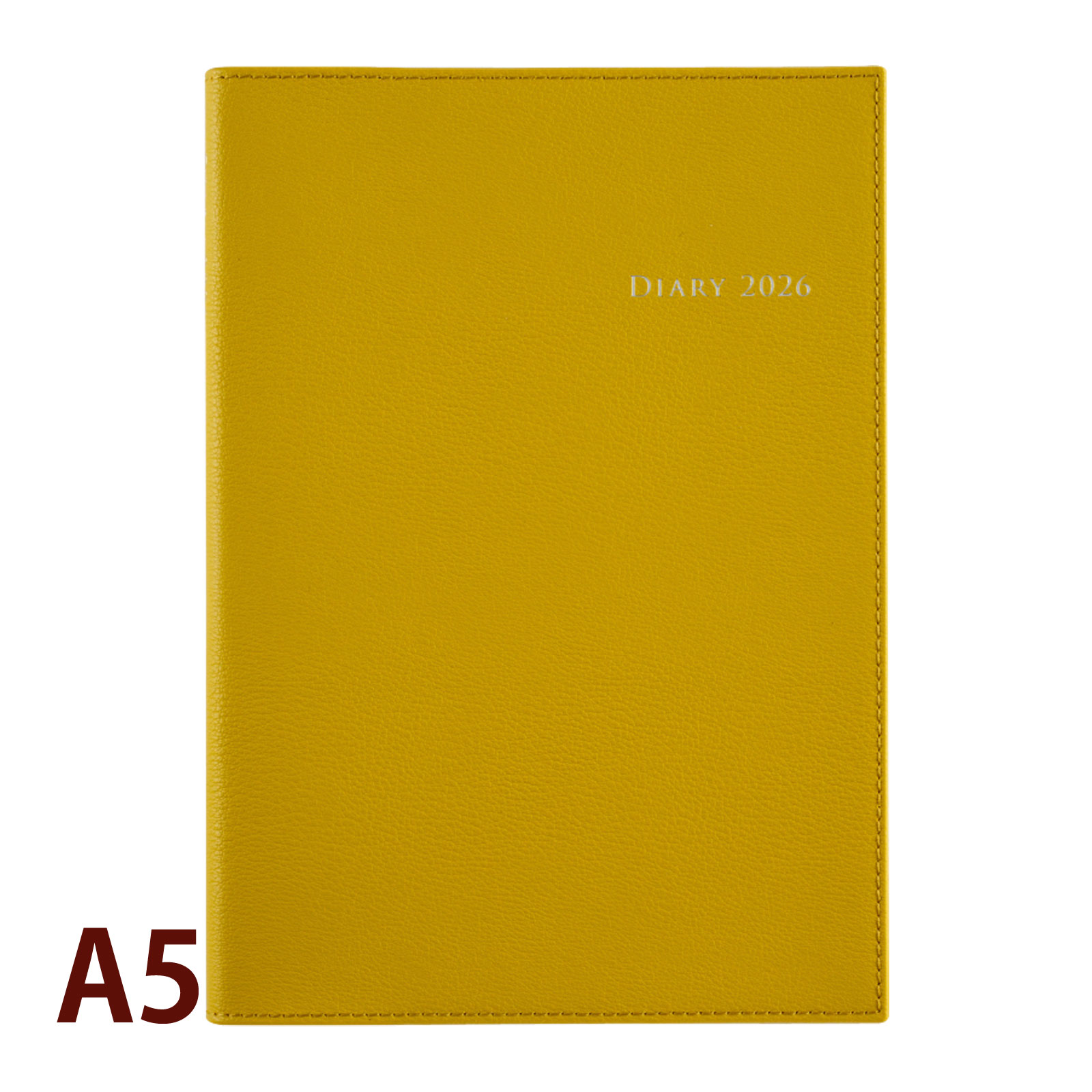 高橋書店 手帳 2026 1月始まり デスクダイアリーカジュアル8 マスタード A5 ブロック式 スケジュール帳 ビジネス手帳 日記 記録 プレゼント 就職祝い 新成人 男性 女性 TAKAHASHIのサムネイル