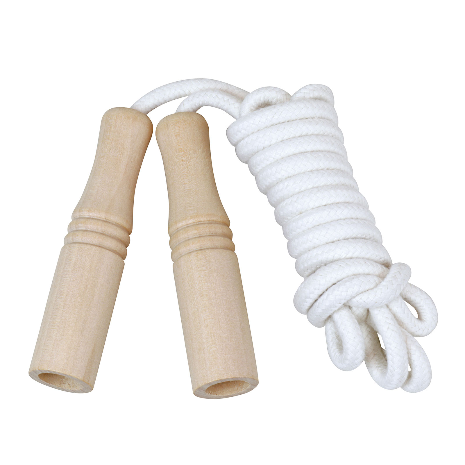 縄跳び 小学生 子供用 ロープ 綿 220cm 幼児 木柄 木製グリップ 長さ調節可能 なわとび とびなわ 縄飛び 運動会 体育祭 トレーニング ダイエット 外...