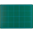 カッティングマット グリーン A4判 カッター マット DIY 工具 画材 工作 図工 美術 自由研究 学校教材