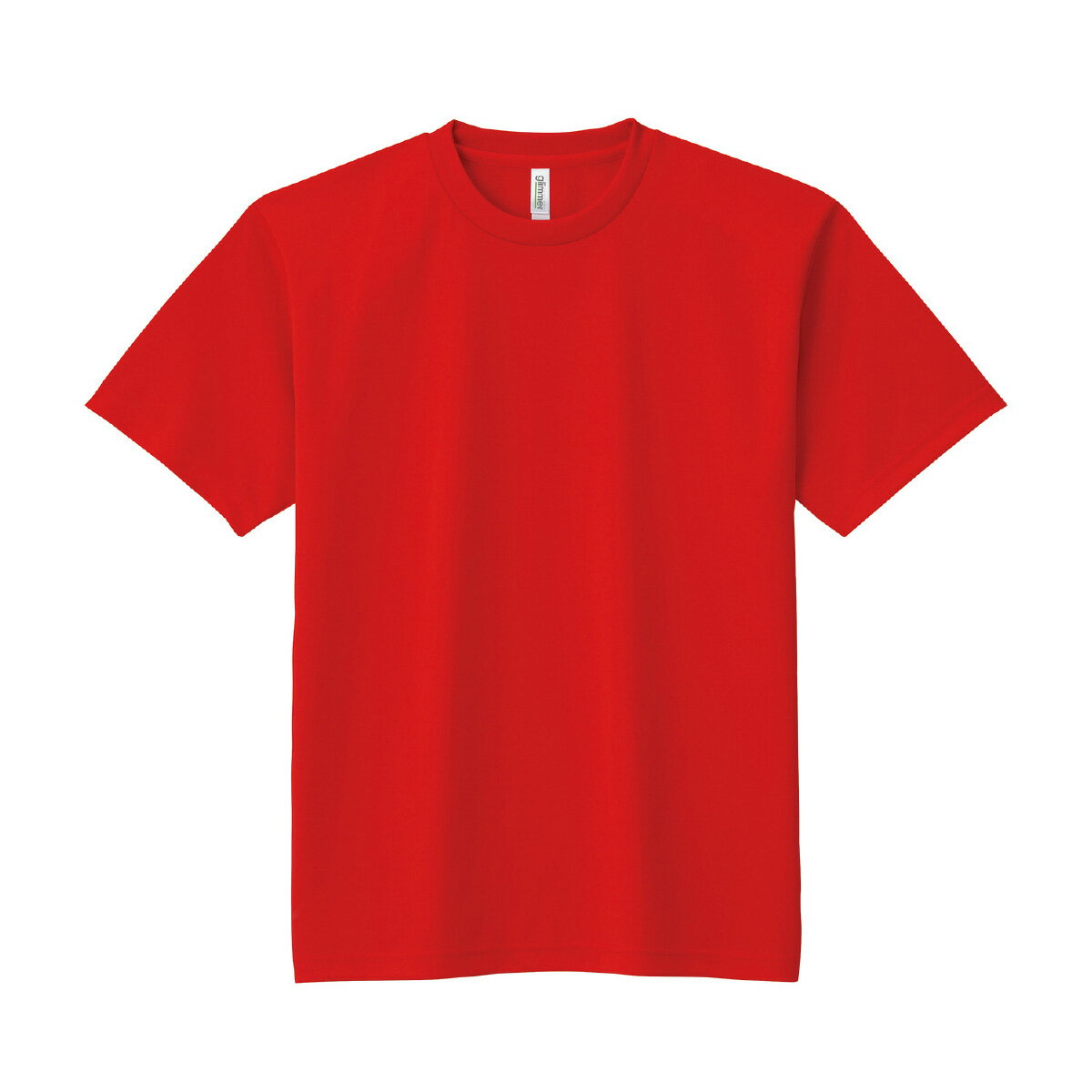 DXドライTシャツ レッド Tシャツ メンズ 速干 半袖 レディース キッズ 子供 無地