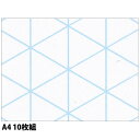 斜方眼シートA4 10枚組 図工 美術 絵 画材 紙 文具 学校 教材 中学生 宿題