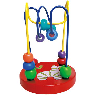 木製ルーピング 小 ビーズコースター おもちゃ 赤ちゃん 知育玩具 0歳 6ヶ月 1歳 2歳 新生児 木のおもちゃ ボール くるくる 子供 幼児 キッズ 出産祝い プレゼント 保育園 幼稚園 遊び 室内