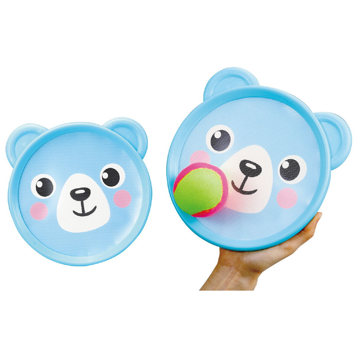 やわらかボールキャッチ 知育玩具 おもちゃ 子供 キッズ くま クマ 室内 遊び 外遊び ゲーム キャッチボール キャラクター 女の子 男の子のサムネイル
