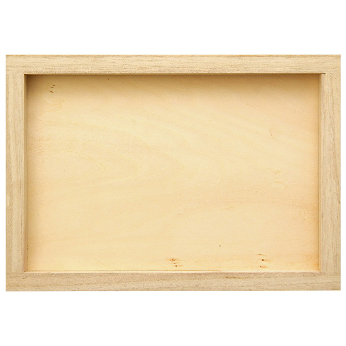 A4 Wooden Base Display for Art, Crafts, Hobbies, Figurines, and Collections