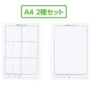 水書紙セット A4 2枚組 不織布 水書 書道 習字 書き初め 小学生 国語 学校教材 子供 書き方 練習