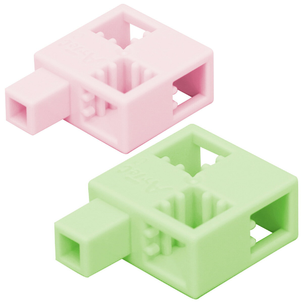 ブロック おもちゃ アーテックブロックハーフQ 8pcsセット 日本製 レゴ レゴブロックのように遊べます 室内