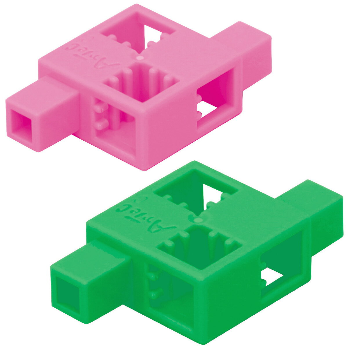 ブロック おもちゃ アーテックブロック ハーフD 8pcsセット 日本製 レゴ レゴブロックのように遊べます 室内