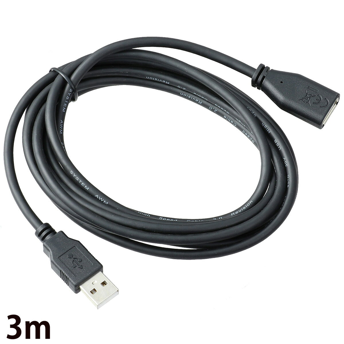 USBĹ֥ 3m 2AAE-30  ֥å Ĺ A-A᥹ usb֥  Ĺ usb  ᥹ PC...