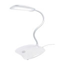 LEDコンパクトデスクライト LED ライト 照明 コンパクト USB 文具 調光 明るさ調節可能 学習 勉強 子供 小学生 事務所 持ち運び 卓上(2)