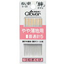 ぬい針 絆 やや薄地用 普通針5 P5 つむぎ針 18025 クロバー 針 縫い針 手芸 裁縫 ソーイング用品 洋裁 ハンドクラフト 縫い物 縫う クローバー