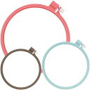 カラフル刺しゅう枠15cm 57264 57265 57266 Clover クロバー 手芸用品 裁縫 刺しゅう ししゅう 枠 クローバー 趣味 ホビー 手作り