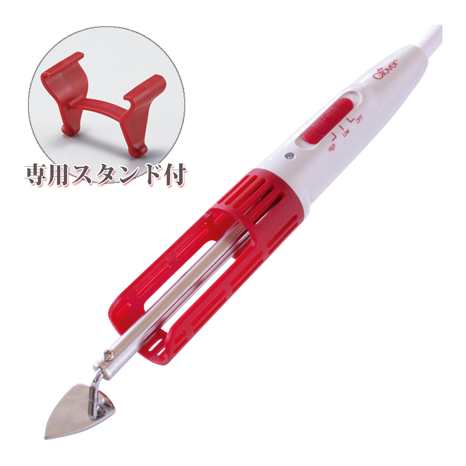 パッチワーク こて 手芸 裁縫 洋裁 家電 生活家電 ソーイング用品 趣味 手作り 小物 ハンドメイド ホビー アイロン コテ 押絵 キルティング パッチワーク キルト ミニ クロバー Clover 57903のサムネイル