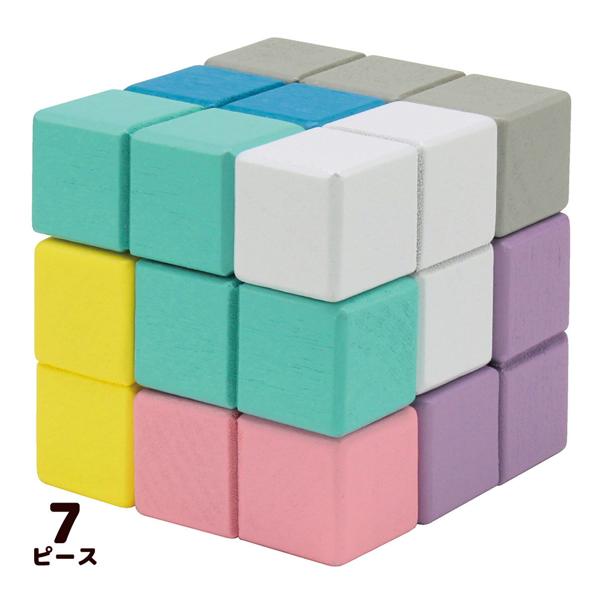 立体パズル 木製 子供 大人 ゲーム 木のおもちゃ 知育玩具 6歳 イクモク