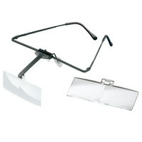 ラボ・フレーム [labo-med] フレーム+レンズ2枚セット 2.5・3倍 眼鏡のように耳に掛ける フレームタイプ 両眼レンズ 1644523 ヘッドルーペより気軽です エッシェンバッハ エッシェンバッハ