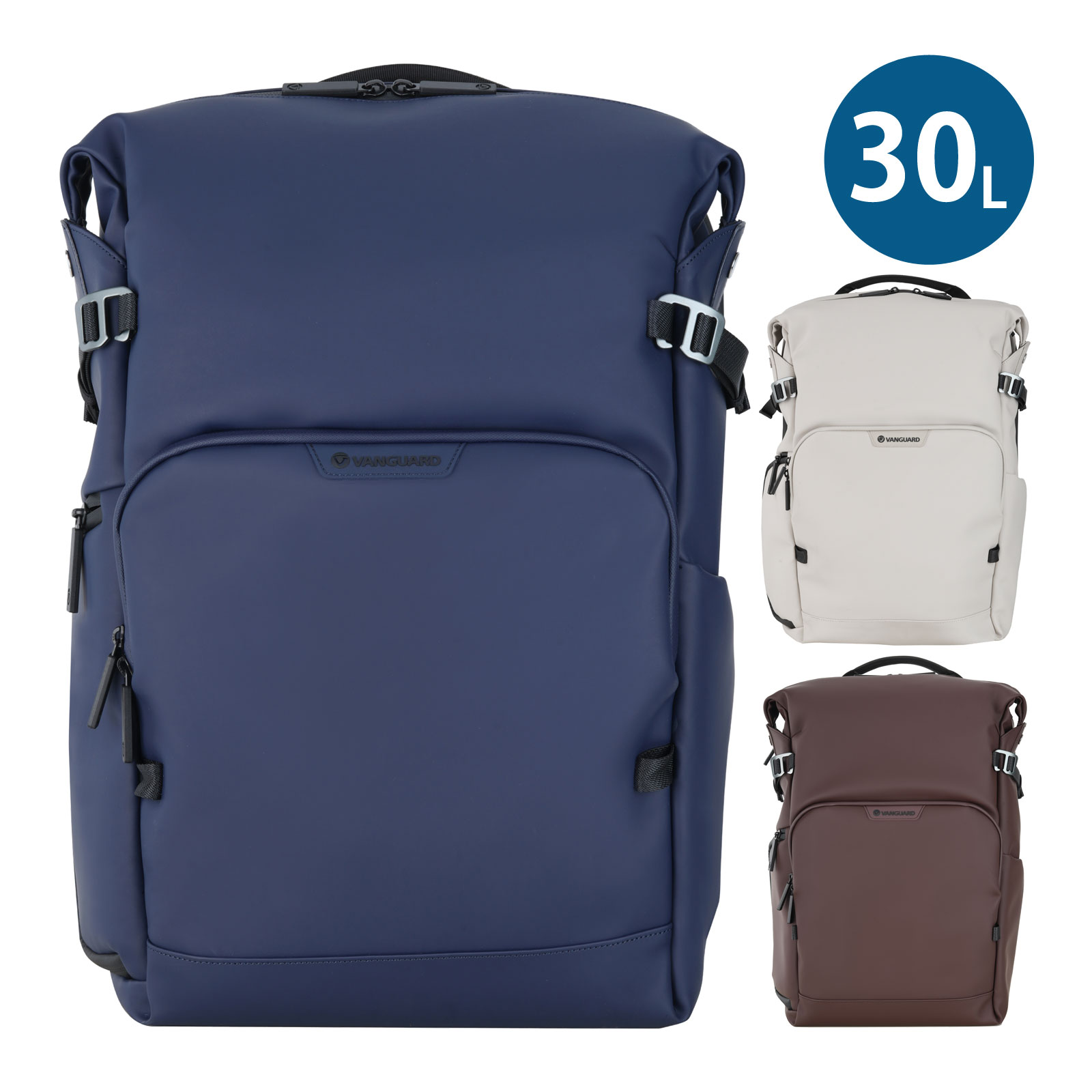 カメラバッグ バックパック トップ・サイド・バックの3方向アクセス 容量 約25L VEO LITE B25L商品番号:GFJ-0727スマートな見た目でありながら、カメラ機材をしっかり守る収納力と取り出しやすさも兼ね備えており、日常にも撮影にもなじむ自由度の高い設計です。見た目は上質なシティバッグ。通勤と撮影の両立にぴったり、16インチPC対応。外寸:W305×H460×D215mmカメラバッグ バックパック トップ・サイド・バックの3方向アクセス 容量 約20L VEO LITE B20L商品番号:GFJ-0728スマートな見た目でありながら、カメラ機材をしっかり守る収納力と取り出しやすさも兼ね備えており、日常にも撮影にもなじむ自由度の高い設計です。見た目は上質なシティバッグ。コンパクトで街歩きに最適、14インチPC対応。外寸:W290×H420×D205mmショルダーバッグ 容量 約2L カメラバッグ VEO LITE S2L商品番号:GFJ-0729VEO LITEショルダーバッグは、ミラーレスカメラや交換レンズ、モバイルバッテリー、ケーブル類など、撮影に必要な機材をすっきり整理して収納できる高機能なカメラバッグです。コンパクトカメラやスマートフォン、またはDJI Pocketやアクションカメラなど「ちょっとそこまで」。外寸:W250×H150×D115mmショルダーバッグ 容量 約4L カメラバッグ VEO LITE S4L商品番号:GFJ-0730VEO LITEシリーズは、カメラバッグに見えないスマートなデザインで、街に自然に溶け込むデイリーユース仕様のショルダーバッグです。コンパクトに持ち歩ける、洗練されたカメラ&デイリーバッグ。ミラーレス+レンズ1本+日用品。休日の街歩きに。外寸:W320×H185×D155mmショルダーバッグ 容量 約7L カメラバッグ VEO LITE S7L商品番号:GFJ-0731VEO LITEシリーズは、カメラバッグに見えないスマートなデザインで、街に自然に溶け込むデイリーユース仕様のショルダーバッグです。一眼+レンズ2～3本+11インチタブレットや小物類をまとめて持ち歩ける万能型。外寸:W370×H235×D180mm4948271764756 4948271764749 4948271764732　ls@GFJ-0726 カメラバッグ,バックパック,VEO,バンガード,30L ,ミニマル,3方向アクセス,PCスリーブ,撥水,軽量 ,VEO LITE,B30L,収納,デザイン,スマートカメラバッグ バックパック トップ・サイド・バックの3方向アクセス 容量 約30L VEO LITE B30LVEO LITE B30L NV VEO LITE B30L CM VEO LITE B30L CHスマートな見た目でありながら、カメラ機材をしっかり守る収納力と取り出しやすさも兼ね備えており、日常にも撮影にもなじむ自由度の高い設計です。見た目は上質なシティバッグ。遠征や機材が多いシーンでも安心の大容量。外寸:330×490×215mm※こちらの商品は「キャッシュバックキャンペーン」対象商品です。※詳しくは「バンガード（VANGUARD）」の公式サイトをご覧ください。VEO LITEは、スマートなデザインと高い機能性を兼ね備えた次世代カメラバッグシリーズです。カメラバッグらしさを感じさせない上品なルックスで、日常使いから撮影まで幅広く対応。軽量で扱いやすく、ビジネスや旅行にもフィットする汎用性が魅力です。カメラバッグに見えないミニマルデザイン高密度PU素材採用EVAスマートディバイダー内蔵3方向アクセス(上部・背面・サイド)独立PCスリーブ付きスマートトラッカー対応ポケットレインカバー付属&nbsp;ネイビー クリーム チョコ問い合わせ品番：VEO LITE B30L NV / VEO LITE B30L CM / VEO LITE B30L CHカメラバッグ バックパック トップ・サイド・バックの3方向アクセス 容量 約30L VEO LITE B30Lスペック内寸全体W320×H480×D150mm内寸下部W320×H260×D150mm外寸W330×H490×D215mm耐荷重12Kg質量1.84Kgノートパソコン収納16インチタブレット13インチ容量30Lタイプバックパック バンガード ※仕様及び外観は改善のため、予告なく変更することがあります。