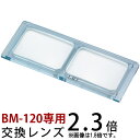 ヘッドルーペ 双眼ヘッドルーペ 交換レンズ BM-120B1 2.3倍 BM-120専用 池田レンズ