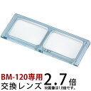 ヘッドルーペ 双眼ヘッドルーペ 交換レンズ BM-120C1 2.7倍 BM-120専用 池田レンズ