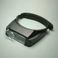 楽天ルーペスタジオヘッドルーペ 双眼ヘッドルーペ BM-120DE 3.5倍 補助レンズ付き DE 双眼ルーペ ヘッドバンド式 池田レンズ