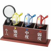 虫眼鏡 老眼鏡セット ルーペ付き S-103N 強度 中度 弱度 窓口 受付 カウンター 店舗用 会社 銀行 郵便局 ホテル スタンド(ディスプレイ)付き 池田レンズ