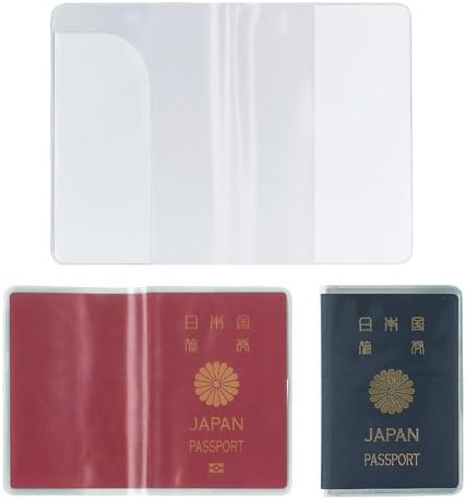 パスポートカバー ICチップ入りパスポート対応 透明 パスポートカバー ICチップ入りパスポート対応 透明