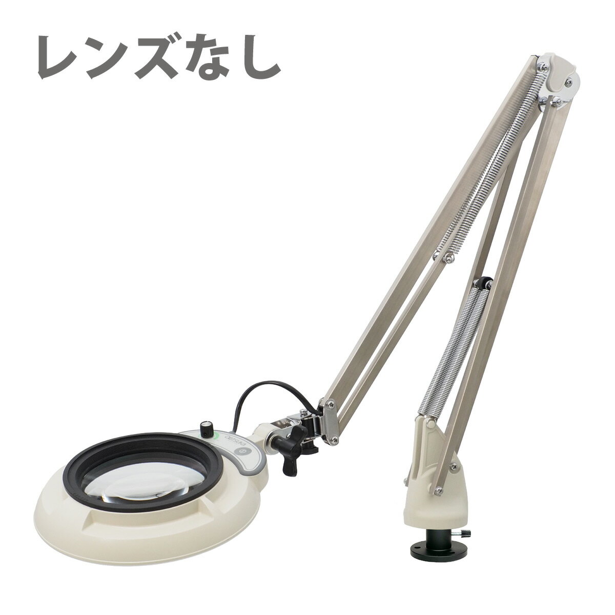 フルスペクトル LED 照明拡大鏡 フリーアーム式・デスクホルダー固定式 レンズなし ENVL6K-FD オーツカ..