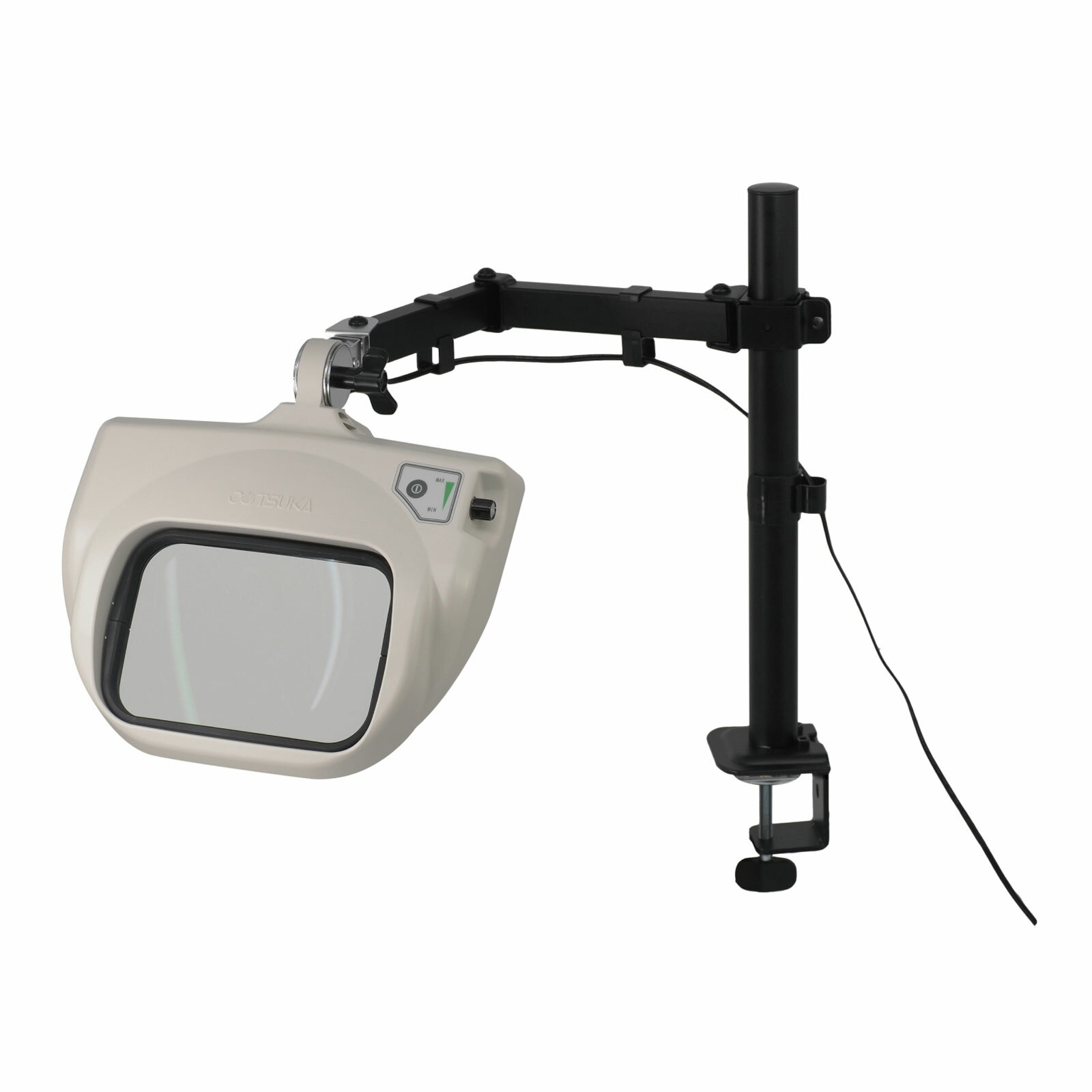 スタンドルーペ用 OLIGHT6-SA レンズ無 有機EL照明拡大鏡 スイングアーム式 クランプ取付式 オーツカ光学