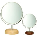 AREXeBbN Ebhx[X A~jEX^h~[ 6inch S AC-6S BR AC-6S NA pfbN Acoustic Aluminium Stand Mirror with Wood Base   ~[ ~[ X^