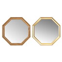 八角形ウォールミラー L プロローグ 鏡 ミラー 壁掛け インテリア ギフト 風水 玄関 おしゃれ 雑貨