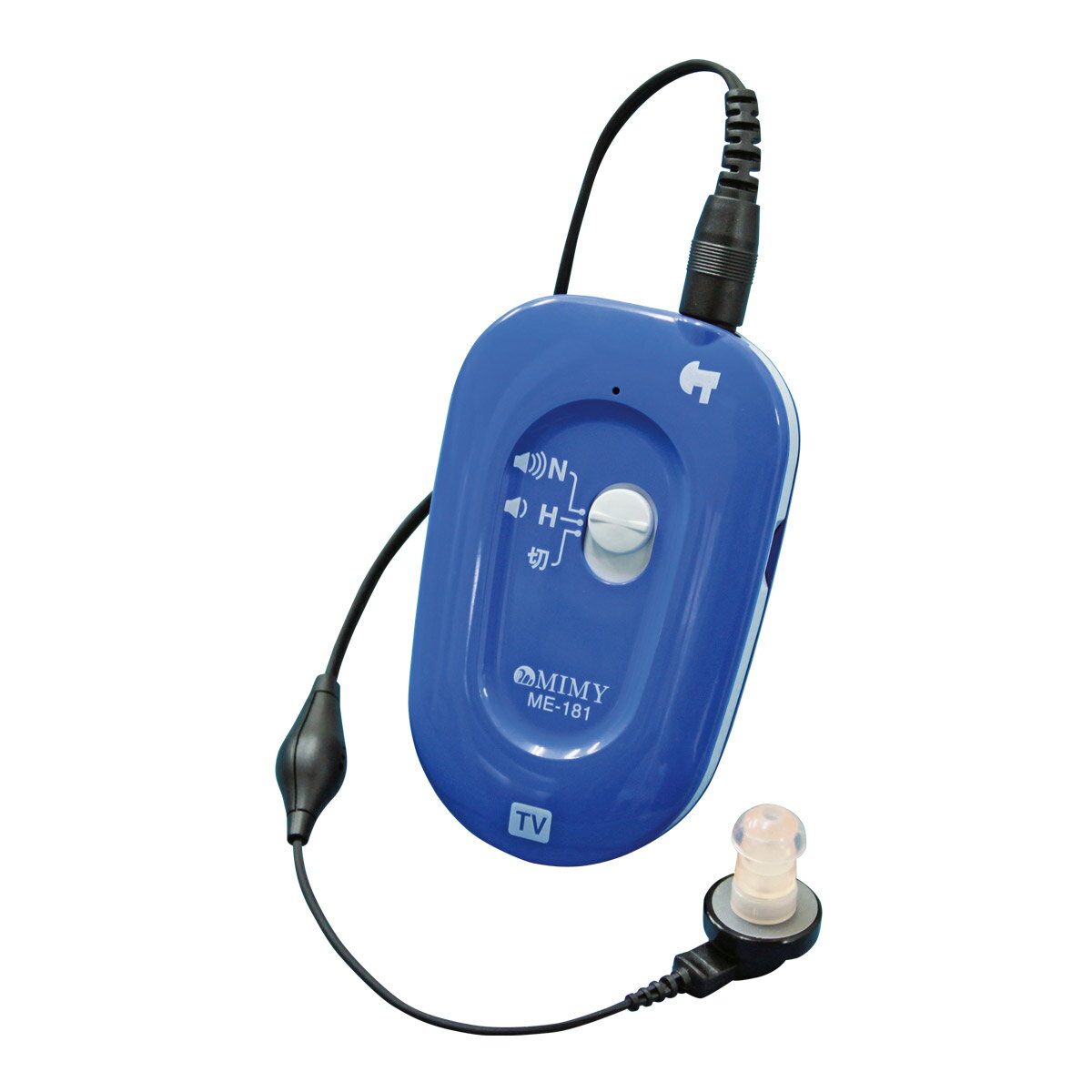 補聴器 電池式 ポケット型補聴器オリーブ ME-181 難聴 軽度 中度 高度 テレビ 会話 通話 電話