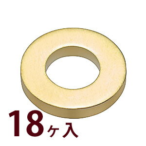 部品 メガネ 眼鏡 修理 交換 メンテナンス 眼鏡店 P-118金属ワッシャー金 厚み0.5mm 18個入