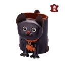 メガネスタンド 革製 おしゃれ 大人 かわいい メガネ 眼鏡 めがね 収納 眼鏡入れ 日本製 動物 本革 黒ネコ くろねこ 猫 レザー 高級 ハンドメイド 敬老...